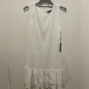Tommy Hilfiger White Sleeveless Dress
